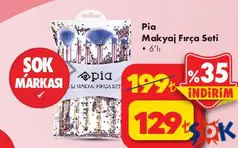 PİA MAKYAJ FIRÇA SETİ 6'LI PİA MAKYAJ FIRÇA SETİ 6'LI